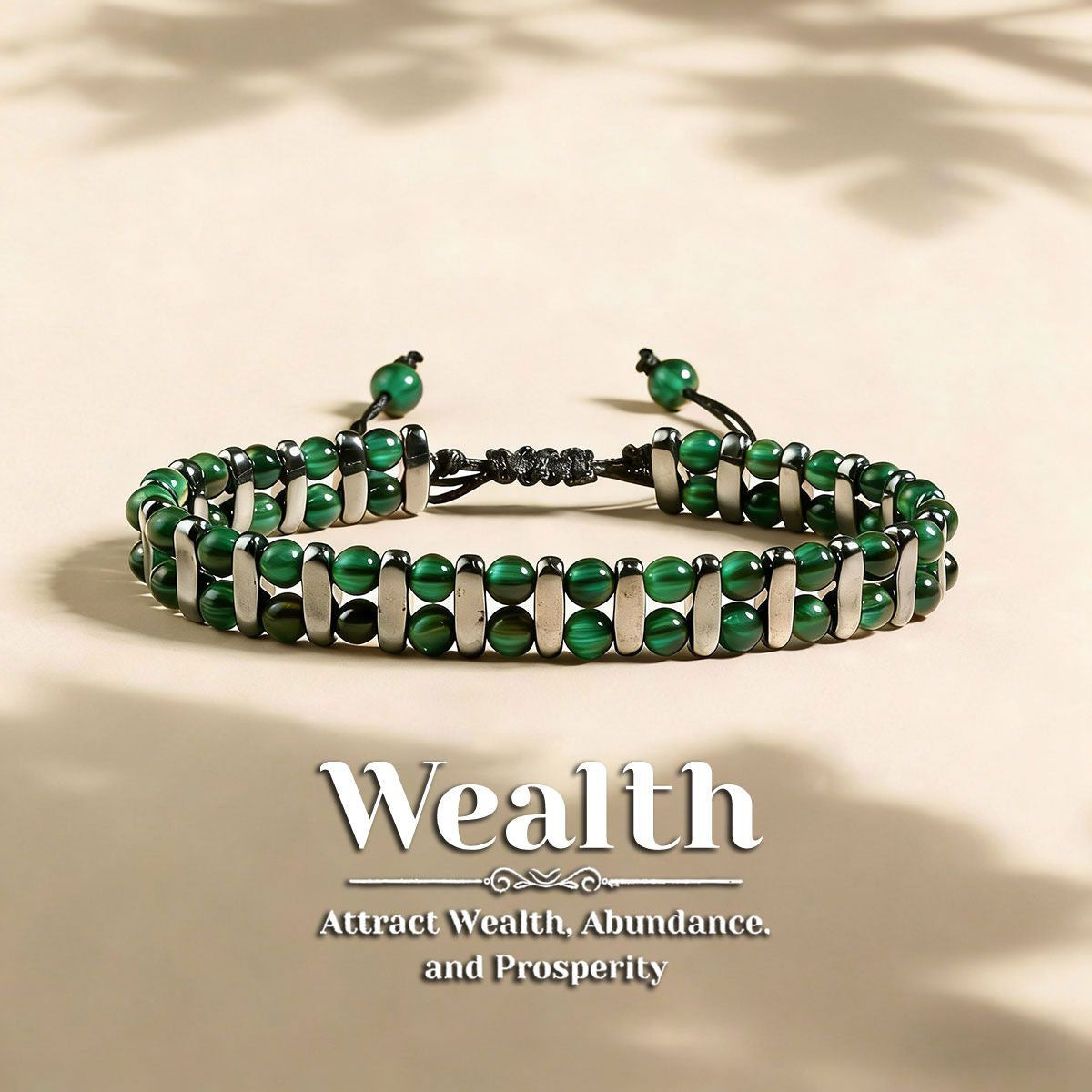 Tiger Eye Woven Bracelet with Magnetic Clasp