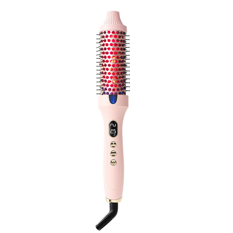 High-Crown Fluffy Dual-Use Heating Red-Light Hair Curling Wand