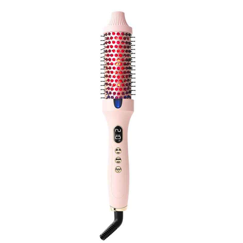 High-Crown Fluffy Dual-Use Heating Red-Light Hair Curling Wand