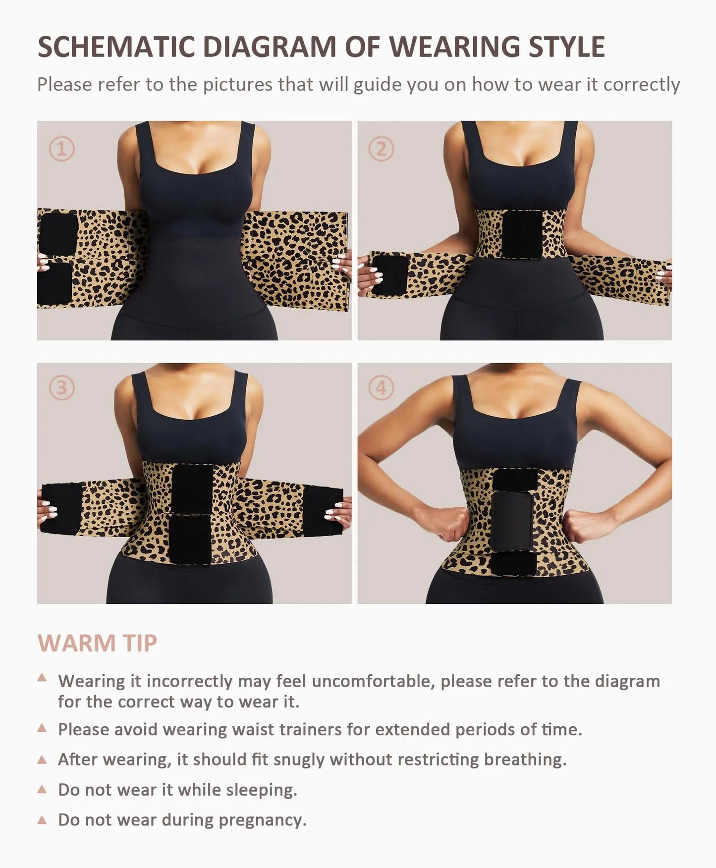 Women 3-Belt Compression System Waist Trainer Breathable Elastic Tummy Control Slimming Sheath Flat Steel Support Shapewear Belt