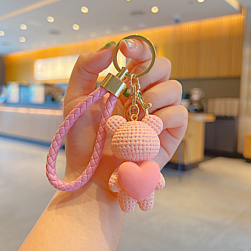 Diamond Bear Doll Keychain