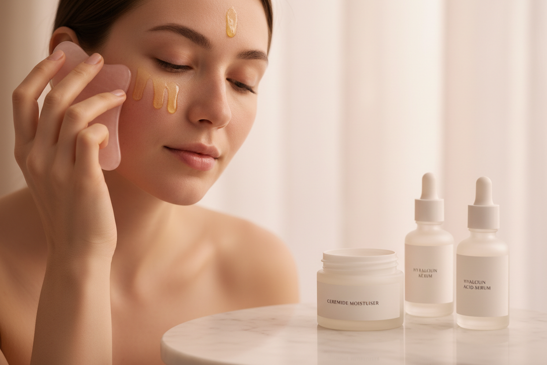 Skincare Routine for Dry and Sensitive Skin Using Devices