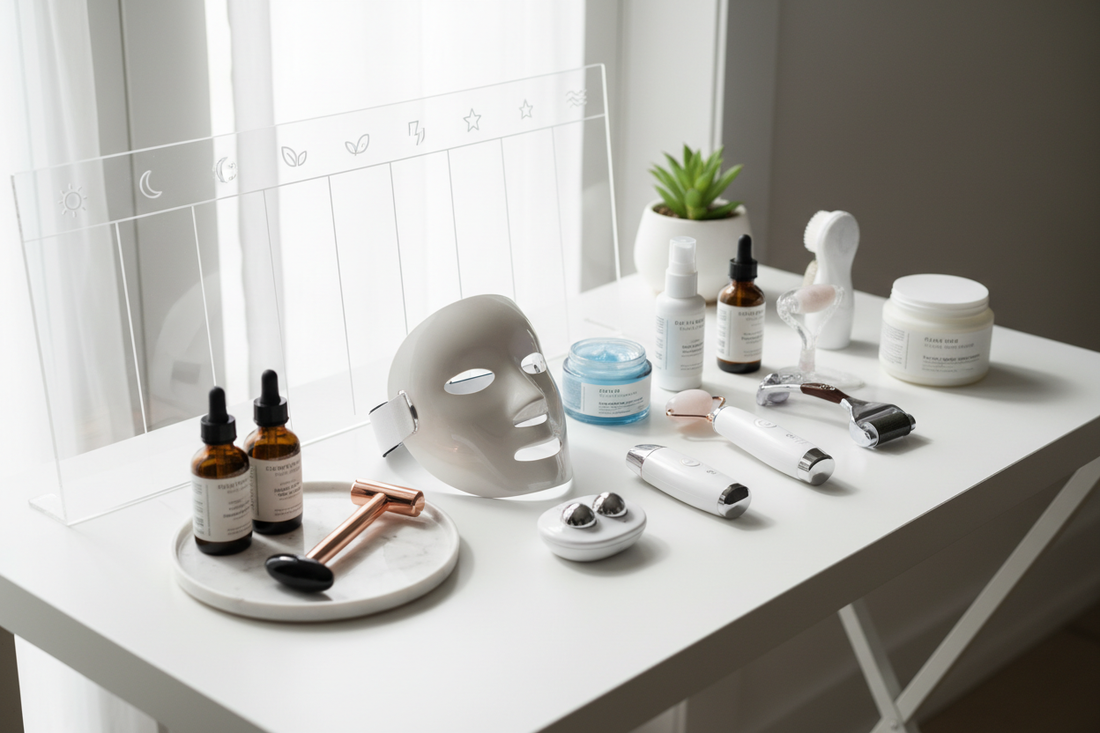 Weekly Skincare Device Schedule for Glowing Skin