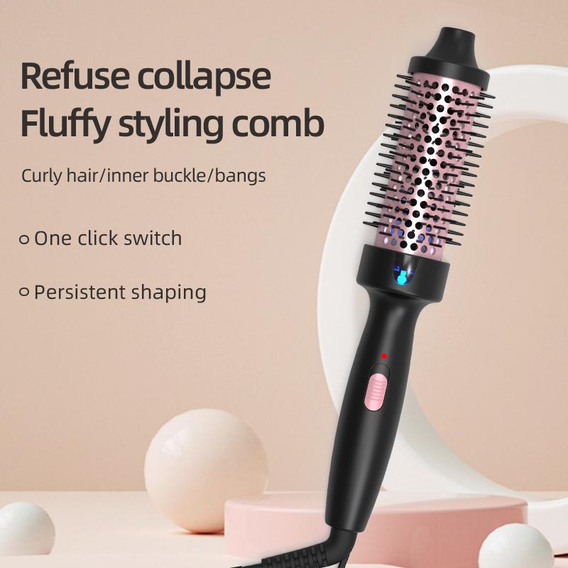 High-Crown Fluffy Dual-Use Heating Red-Light Hair Curling Wand