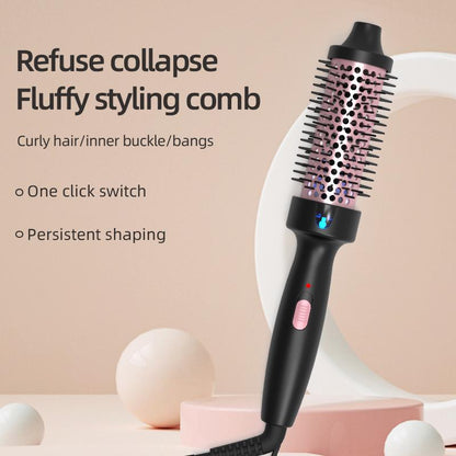 High-Crown Fluffy Dual-Use Heating Red-Light Hair Curling Wand