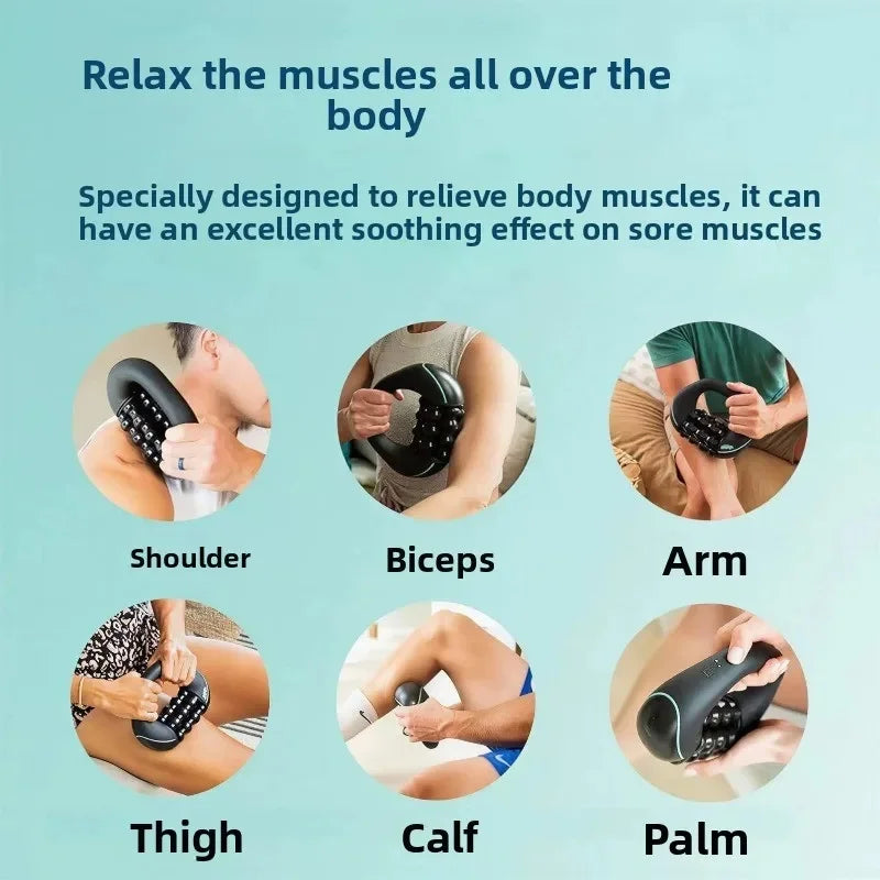 Electric Rolling Massager – Full Body Deep Tissue Muscle Relief | Iamlansik