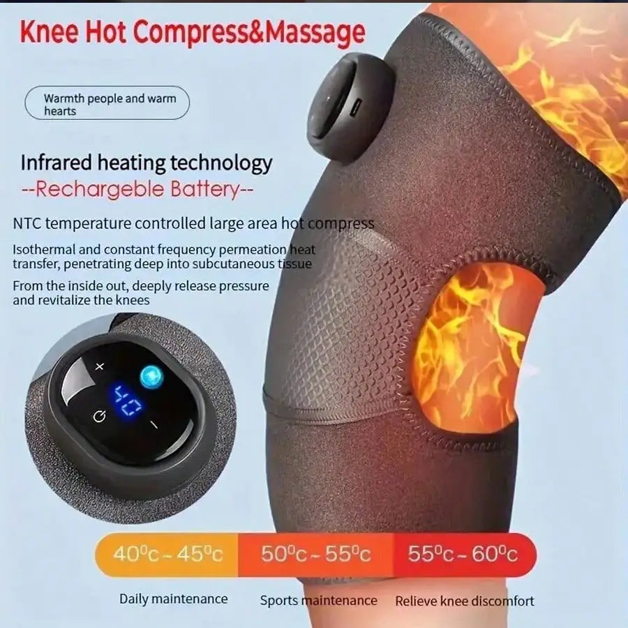 ThermoVibe Heated Knee Comfort Pad