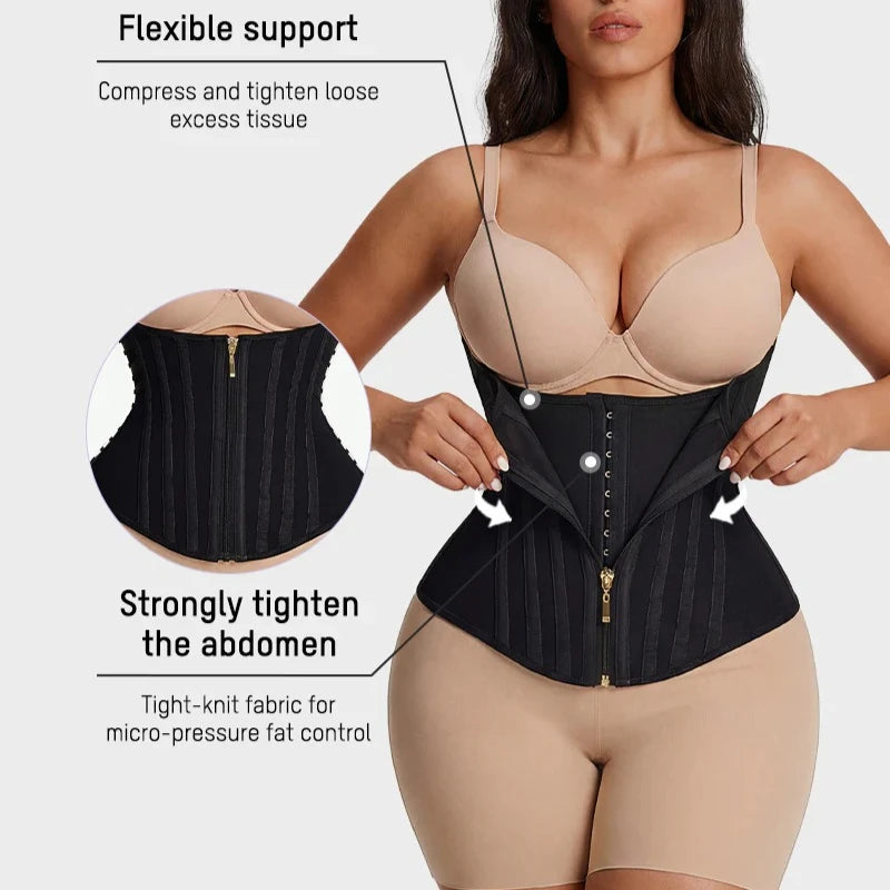Hourglass Sculpting Corset Waist Trainer | Steel Boned Shapewear