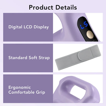 Electric Fascia Ring Massager | Dual-Ring Vibration Body Massager with Belt