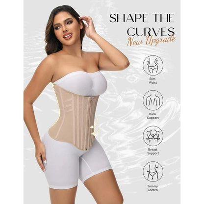 Hourglass Sculpting Corset Waist Trainer | Steel Boned Shapewear