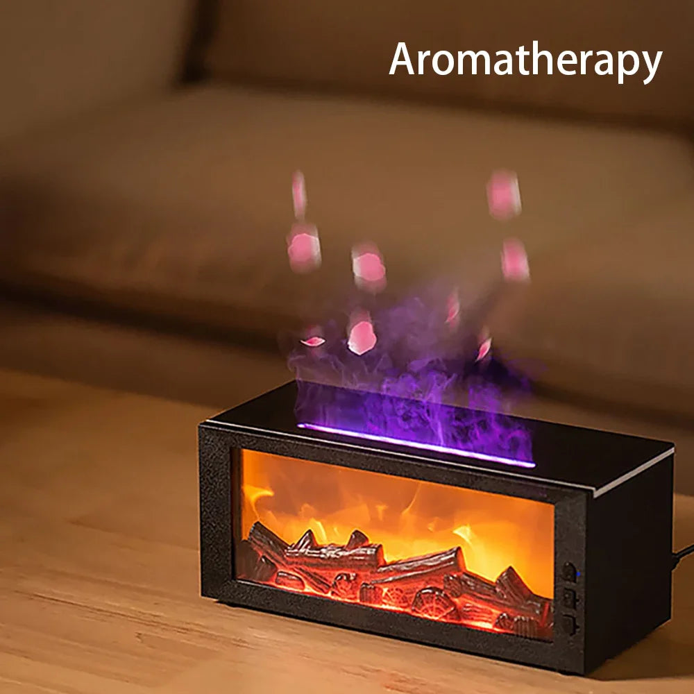 Best Christmas Gift Cozy Flame Aroma Diffuser Glow