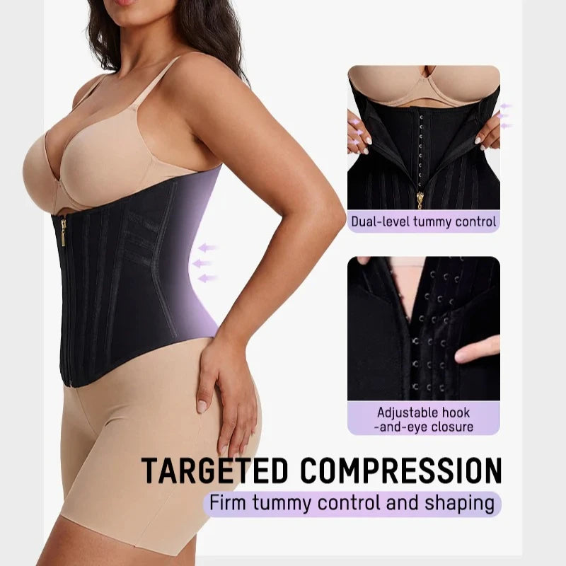 Hourglass Sculpting Corset Waist Trainer | Steel Boned Shapewear