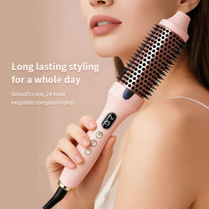 High-Crown Fluffy Dual-Use Heating Red-Light Hair Curling Wand