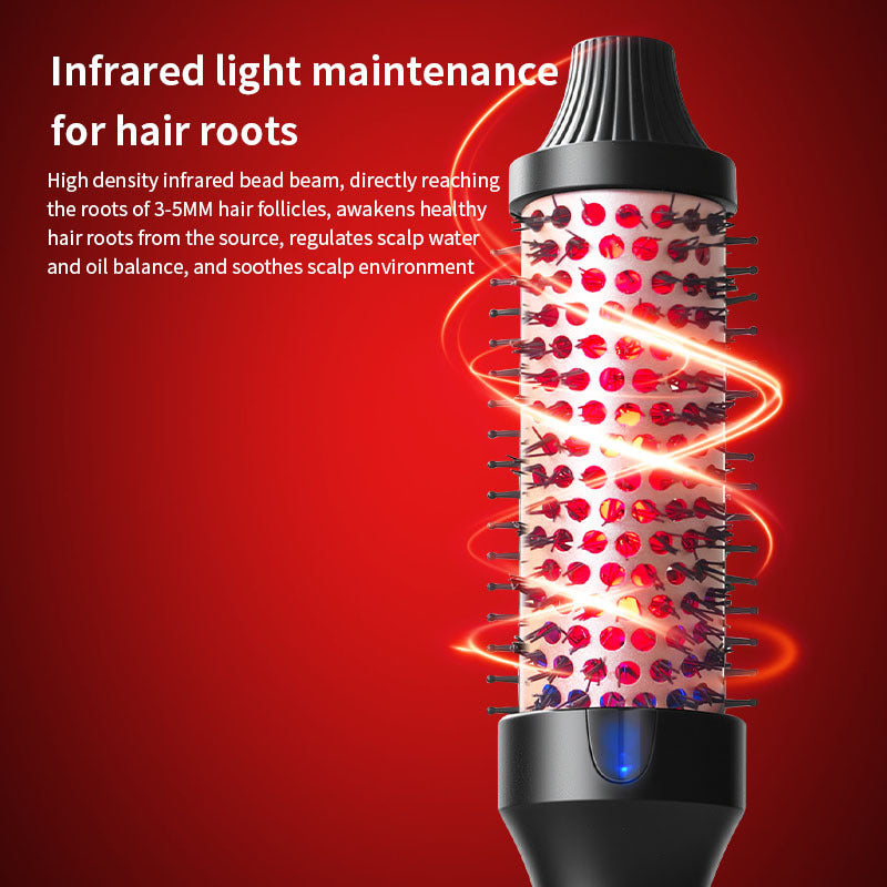 High-Crown Fluffy Dual-Use Heating Red-Light Hair Curling Wand