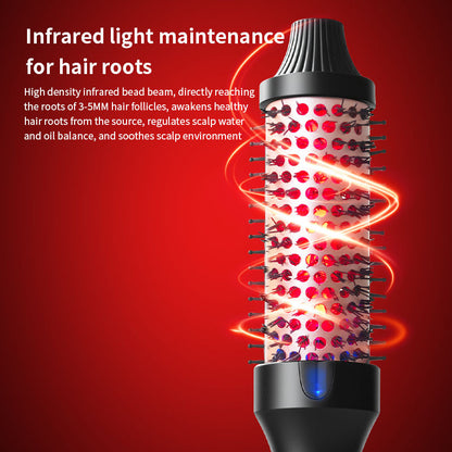 High-Crown Fluffy Dual-Use Heating Red-Light Hair Curling Wand